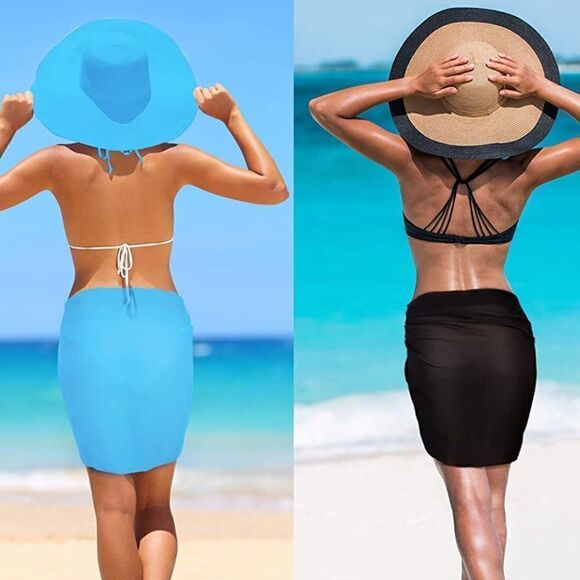 Set of 2 Beach Sarong Wraps - Picture 1 of 5